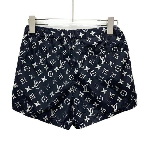 Louis Vuitton Black monogram logo printed casual shorts - Picture 2 of 8